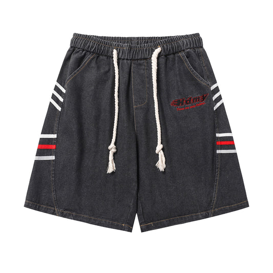 Shorts Denim Holgados Estilo Americano Lavado - Image 2
