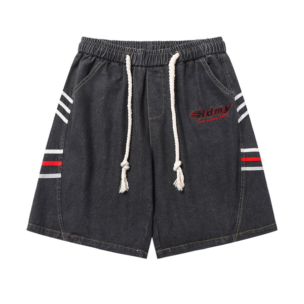 Shorts Denim Holgados Estilo Americano Lavado - Image 2