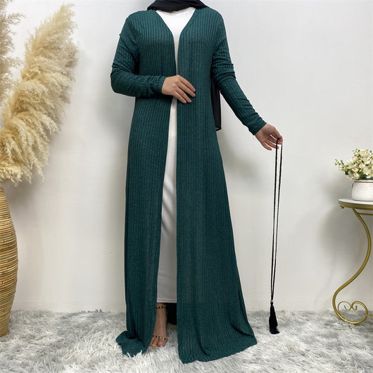 Cardigan Tejido Largo para Mujer - Abrigo Suéter Versátil - Image 4