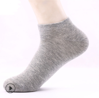 Calcetines Deportivos de Algodón para Hombre - Cortos Desodorizantes Transpirables - Image 4