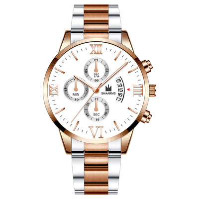 Reloj de Acero Inoxidable para Hombre con Calendario y Movimiento de Cuarzo - Image 22