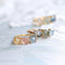 Anillo de Plata 925 con Cristal Natural para el Cabello
