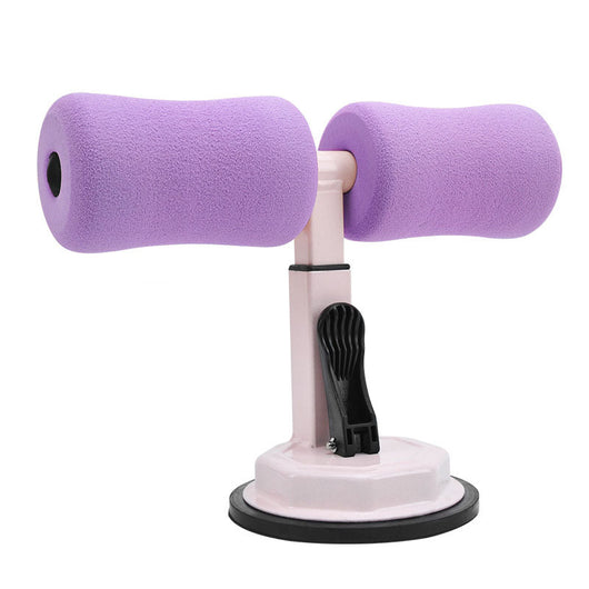 Banco de Abdominales con Soporte para Tobillos y Barra de Crunch Acolchada