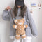 Bolso Bandolera Infantil Osita Suave - Diseño Tierno y Funcional
