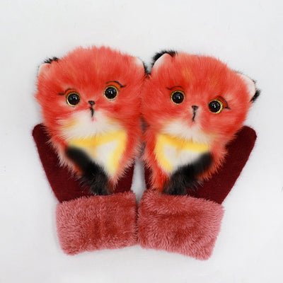 Guantes Térmicos Infantiles de Felpa con Diseños de Animales - Image 8