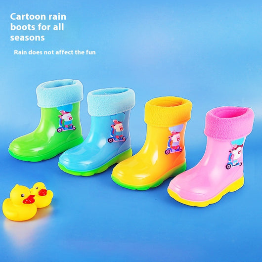 Botas de Lluvia Impermeables Desmontables para Niños con Suela Antideslizante - Image 4
