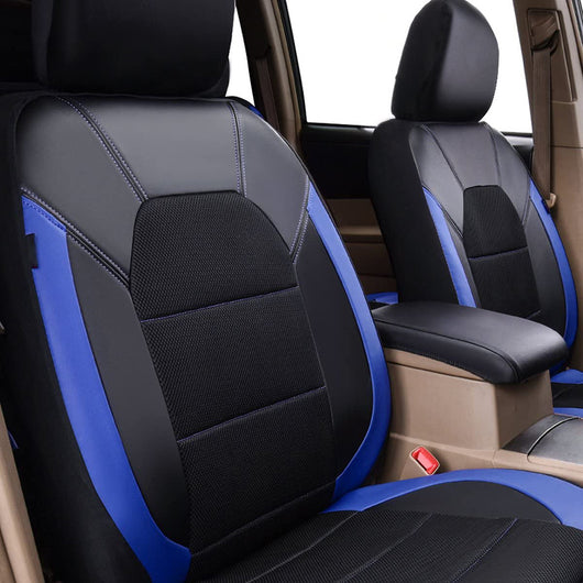 Funda de Asiento de Auto con Costura Sándwich en Cuero PU Premium - Image 21