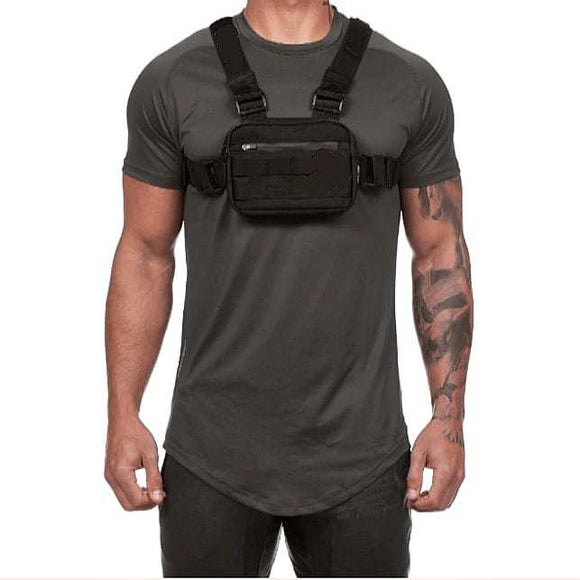 Chaleco Táctico Funcional con Mochila Pectoral para Hombre