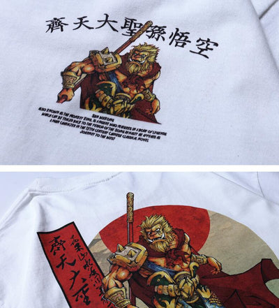 Camiseta Hip Hop Estampada de Manga Corta Unisex - Image 14