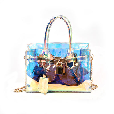 Bolsa de Playa Transparente Platinum - Image 6