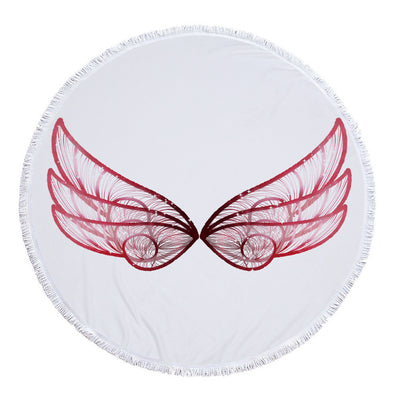 Toalla de Playa Redonda Microfiber con Borlas - Suavidad Premium - Image 7