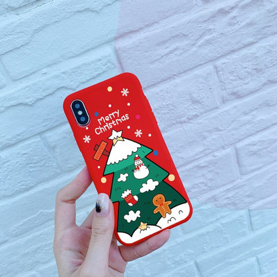 Funda Navideña para iPhone - Diseño Santa Claus y Reno - Image 11