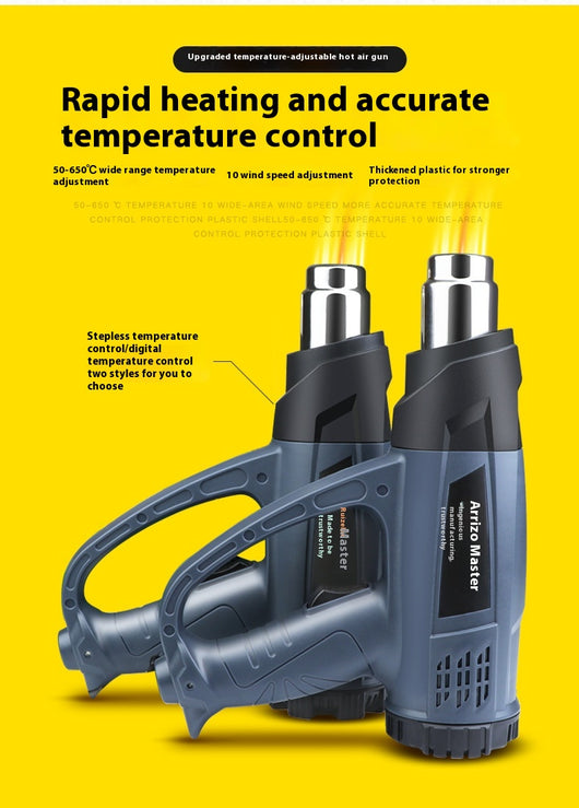 Pistola de Aire Caliente con Control Digital de Temperatura para Películas y Detalles - Image 19