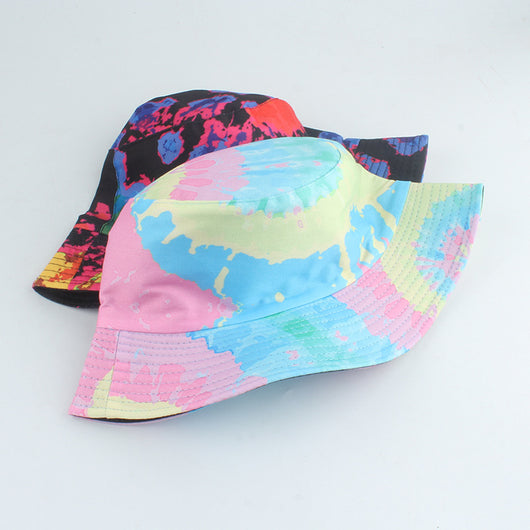 Gorra Reversible Tie-Dye Estilo Hip-Hop Doble Cara Diseño Urbano - Image 3