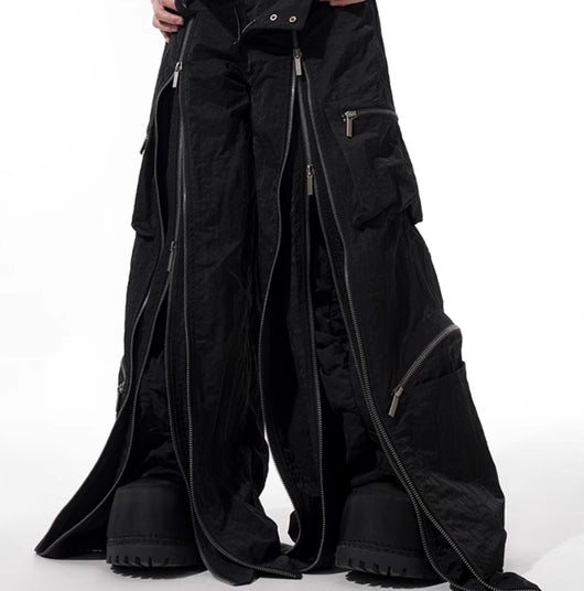 Pantalones Casuales con Diseño Multi-Cierre de Tres Pliegues - Image 6