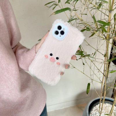 Funda para Celular Osito Cerdo Silicona Suave - Image 6