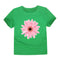 Camiseta de Algodón Estampada para Niños y Niñas - Diseño Floral Verano