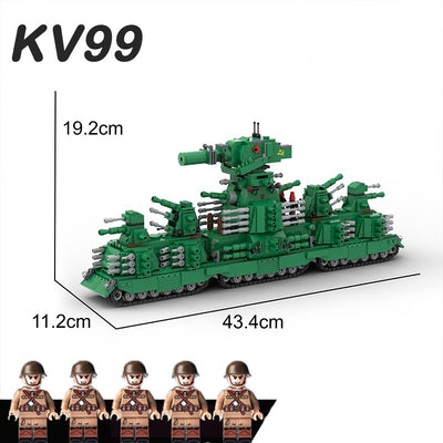 Bloques de Construcción Compatibles Tanque KV-99/KV-44 - Set MOC para Coleccionistas - Image 12