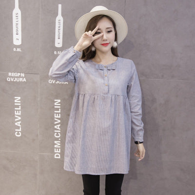 Vestido a Rayas con Lazo de Moda - Image 10
