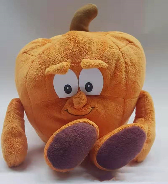 Peluches de Calabaza y Sandía - Juguetes Suaves para Niños