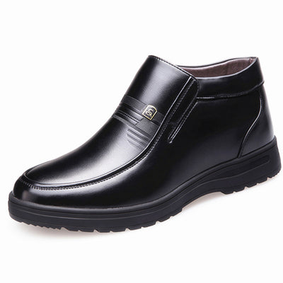Zapatos Cálidos para Hombre con Forro de Terciopelo y Algodón Premium - Image 4