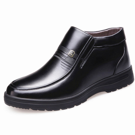 Zapatos Cálidos para Hombre con Forro de Terciopelo y Algodón Premium - Image 4