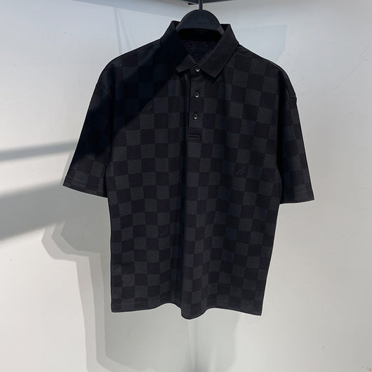 Playera de Pareja Estilo Hong Kong con Estampado Casual Verano Negro - Image 13