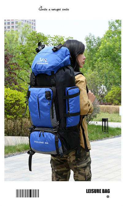 Mochila de Viaje 90L Impermeable para Senderismo y Trabajo - Image 32
