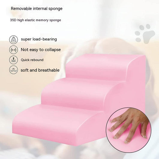 Escalera para Mascotas con Cama Desmontable y Antideslizante - Image 12