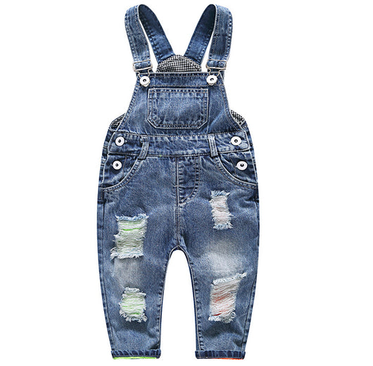 Pantalones Vaqueros Infantiles con Tirantes Ajustables - Image 3