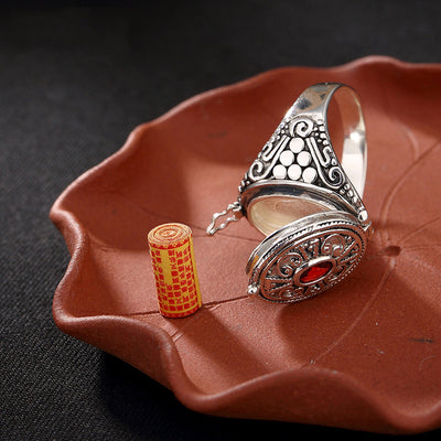 Anillo Retro Nepal Kawu Box - Diseño Exquisito con Personalidad - Image 5