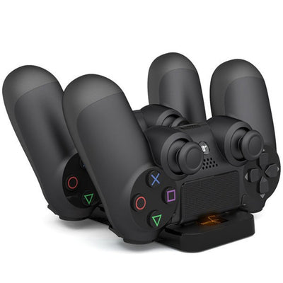 Estación de Carga Dual para Controles PS4 - Dock Inalámbrico con Doble Puerto USB - Image 5