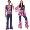 Vestido Retro Hippy Disco para Parejas - Estilo Halloween