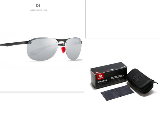 Gafas de Sol Polarizadas TR90 Sin Marco para Exterior - Image 21
