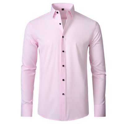 Camisa Ejecutiva Elástica Sin Planchado Antiarrugas Hombre - Image 78