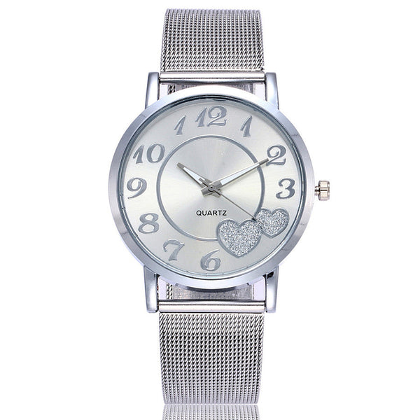 Reloj de Lujo para Mujer SilverGalaxy con Cristales de Diamante