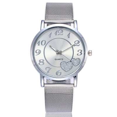 Reloj de Lujo para Mujer SilverGalaxy con Cristales de Diamante