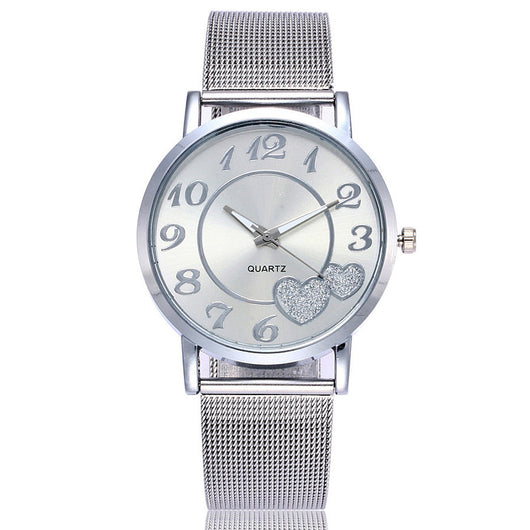 Reloj de Lujo para Mujer SilverGalaxy con Cristales de Diamante