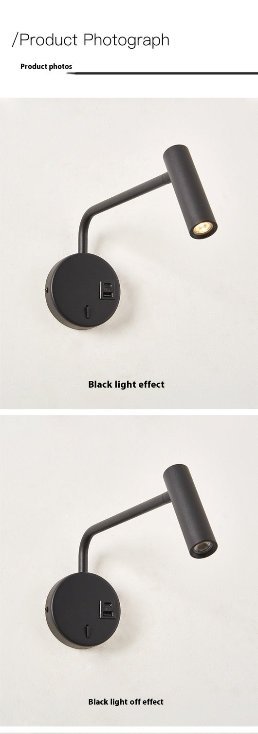 Lámpara de Pared Minimalista para Lectura con Brazo Articulado - Image 16