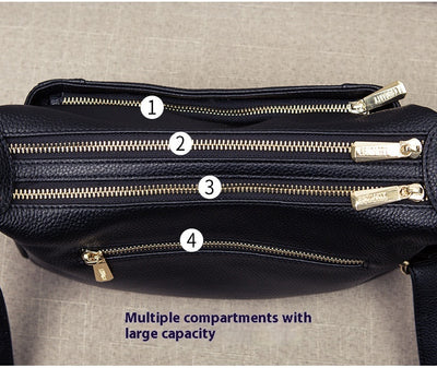 Bolso de Cuero Genuino de Gran Capacidad - Bolsa Madre Tipo Hombro - Image 23