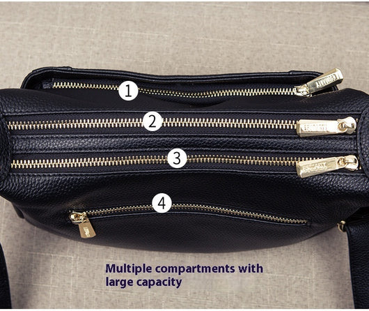 Bolso de Cuero Genuino de Gran Capacidad - Bolsa Madre Tipo Hombro - Image 23