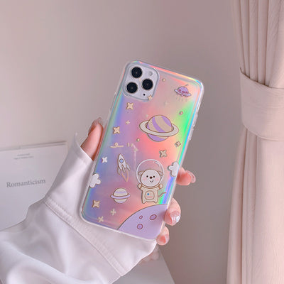 Funda para iPhone con Diseño Láser Perro Espacial - Image 18