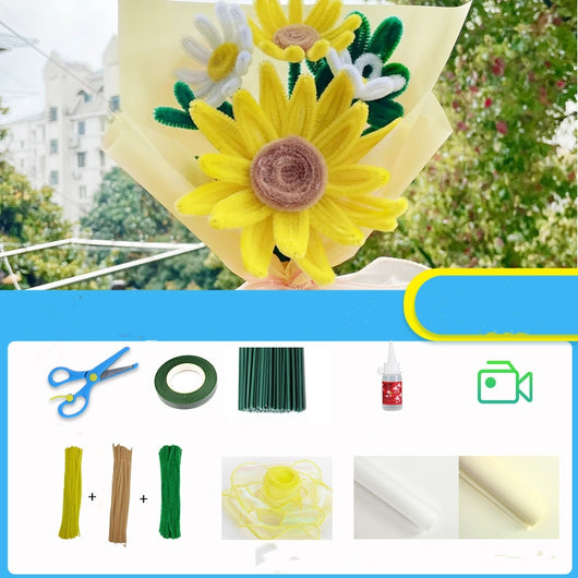 Kit DIY Ramo de Flores Hecho a Mano para Niñas - Día de la Mujer - Image 8