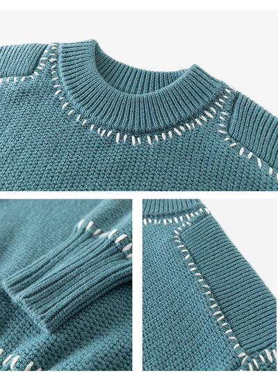 Suéter Holgado de Otoño e Invierno para Mujer - Estilo Relajado - Image 10