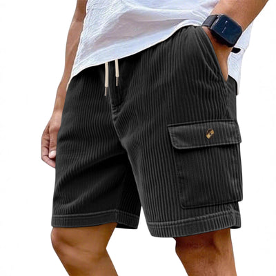 Shorts de Pana para Hombre con Múltiples Bolsillos - Image 13