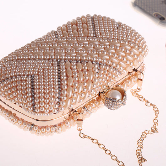 Bolso Cuadrado Pequeño con Detalle de Perla para Mujer - Image 25