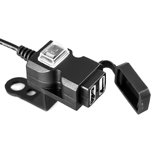 Cargador Dual USB 12V Impermeable para Manillar de Motocicleta - Image 2