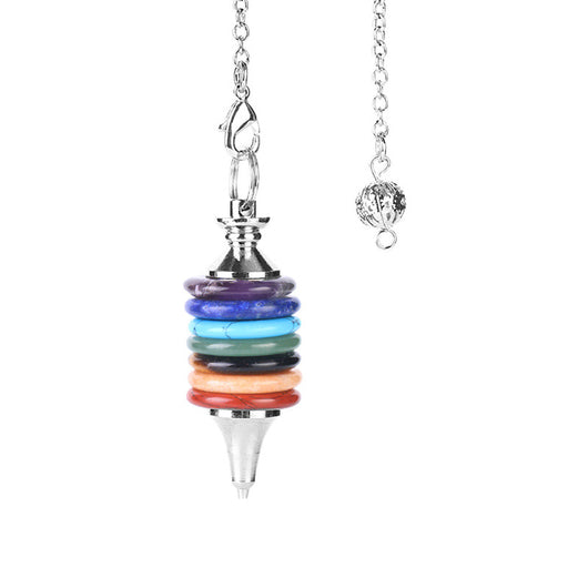 Péndulo de Adivinación con Siete Chakras