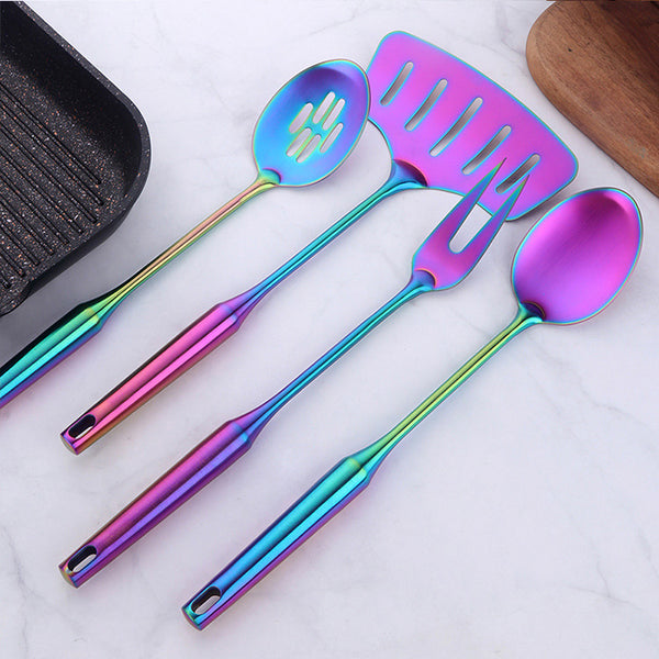 Juego de 7 Piezas de Utensilios de Cocina en Acero Inoxidable