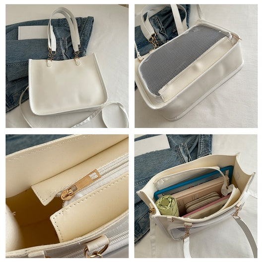 Bolsa Tote Amplia de Diseño Minimalista Japonés para Uso Casual - Image 11